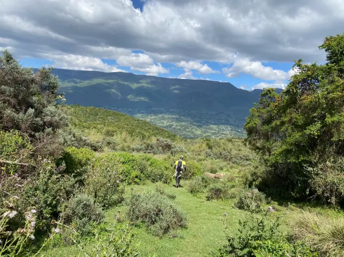 Scenic views of Aberdare Range from mount Kipipiri