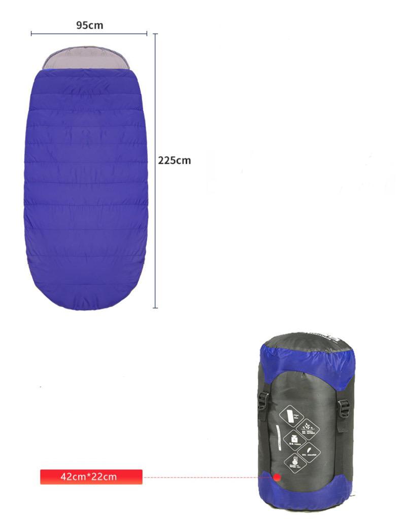 -15°C Egg-Shaped Down Sleeping Bag