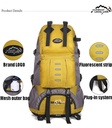 50L Outdoor Local Lion Brazil 50 Ergonomic Hiking Bag With Raincover