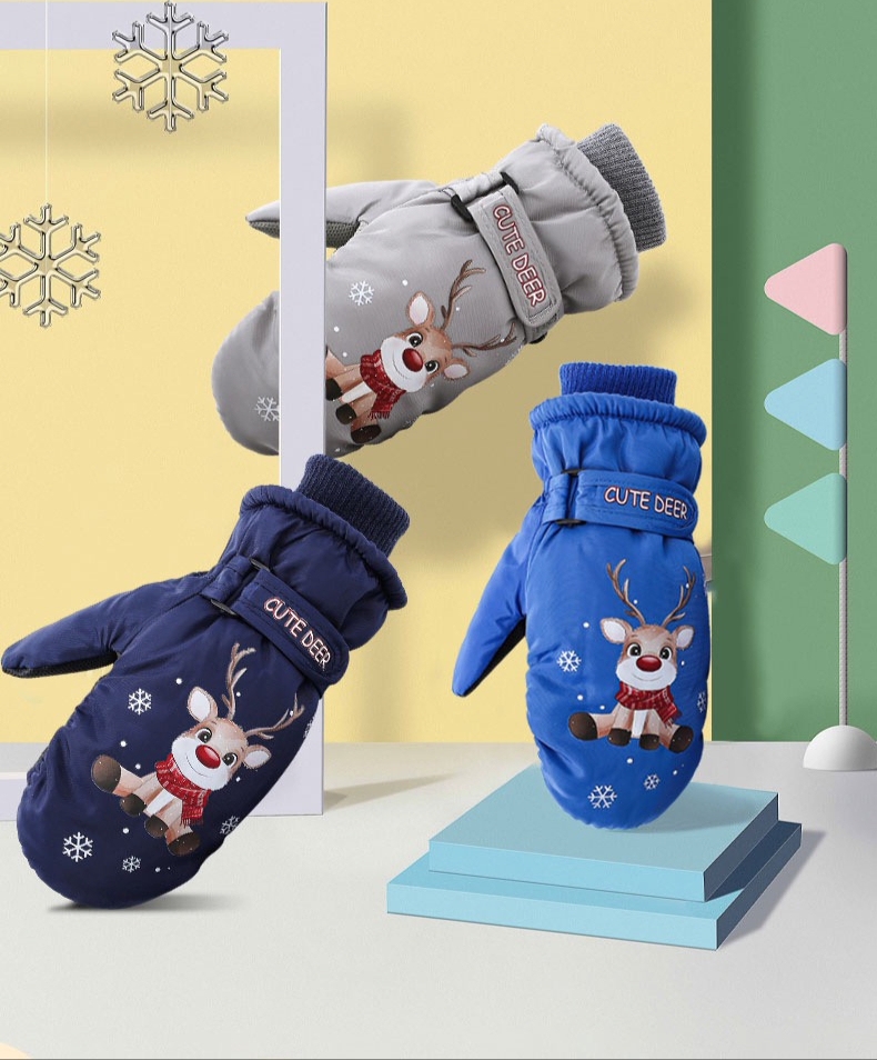 Kids Fleece-Lined Gloves