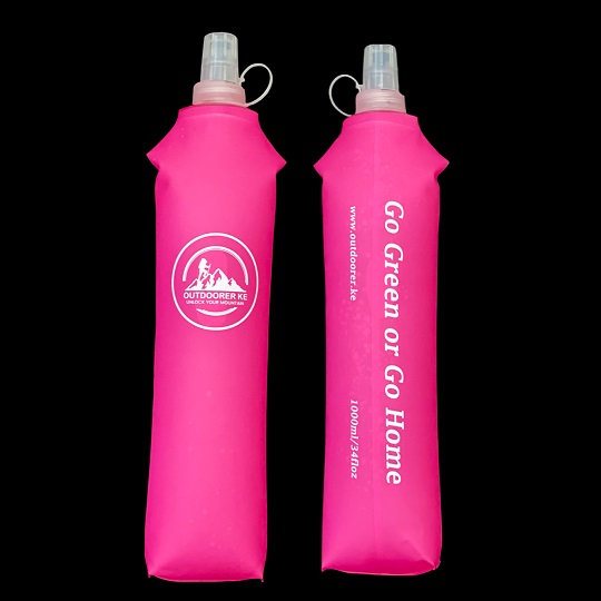 1L Branded Soft Flask