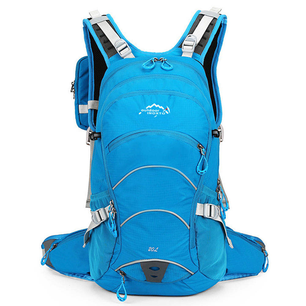 20L Outdoor Local Lion Ergonomic Hiking Bag With Pipe Outlet