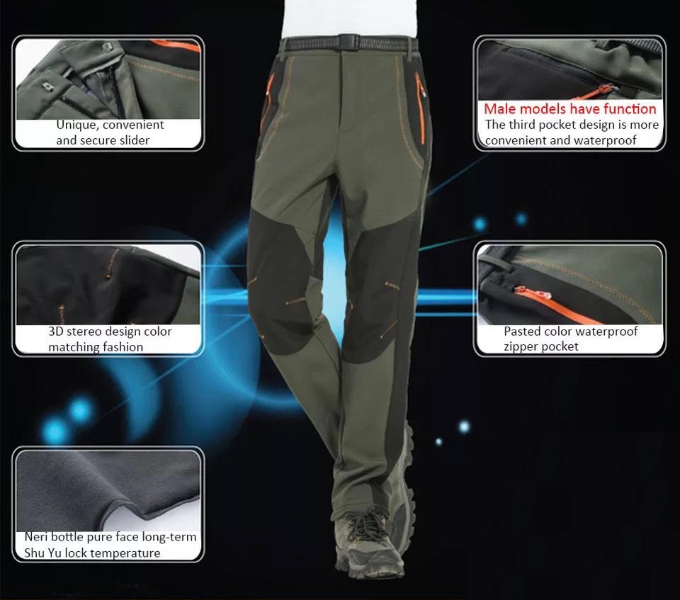 Mens Hiking Pants With Fleece