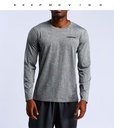 Mens Long-Sleeved Breathable Quick-Dry Polyester Tshirts