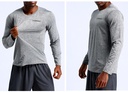 Mens Long-Sleeved Breathable Quick-Dry Polyester Tshirts