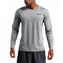 Mens Long-Sleeved Breathable Quick-Dry Polyester Tshirts