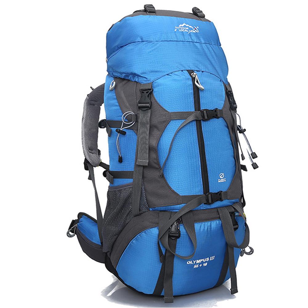 Outdoor Local Lion Olympus III 55+10L Ergonomic Mountaineering Backpack