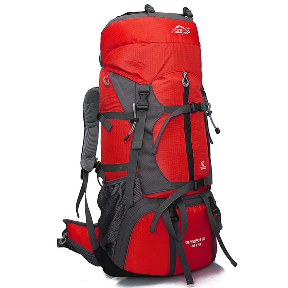 Outdoor Local Lion Olympus III 55+10L Ergonomic Mountaineering Backpack