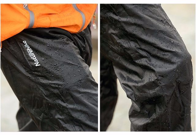 Naturehike Waterproof Windproof Rain Pants With Leg Zipper