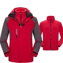 Unisex 3 in 1 Hiking Jacket With Detachable Fleece Jacket