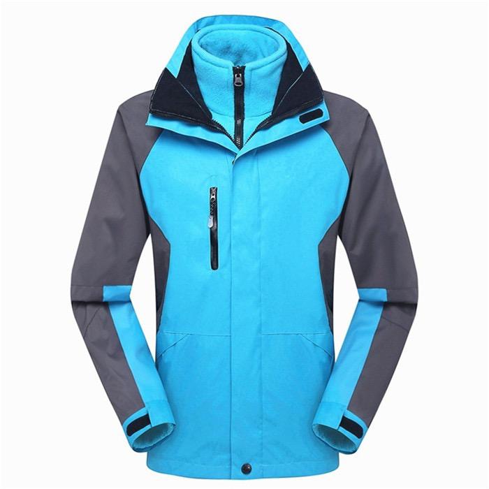 Unisex 3 in 1 Hiking Jacket With Detachable Fleece Jacket