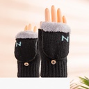 Warm Knitted Fleece Mittens