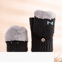 Warm Knitted Fleece Mittens