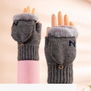 Warm Knitted Fleece Mittens