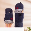 Warm Knitted Fleece Mittens
