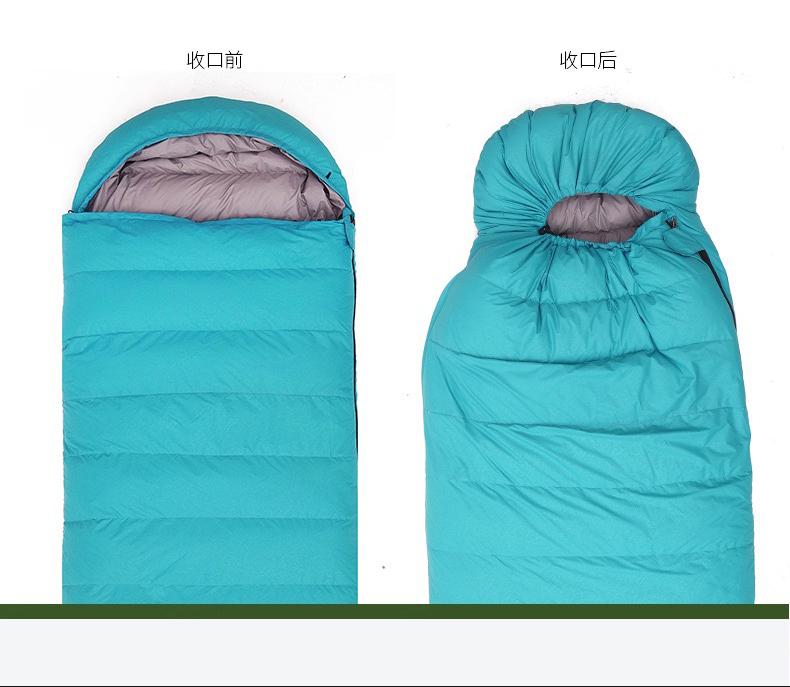 -10°C Envelope-Shaped Down Sleeping Bag