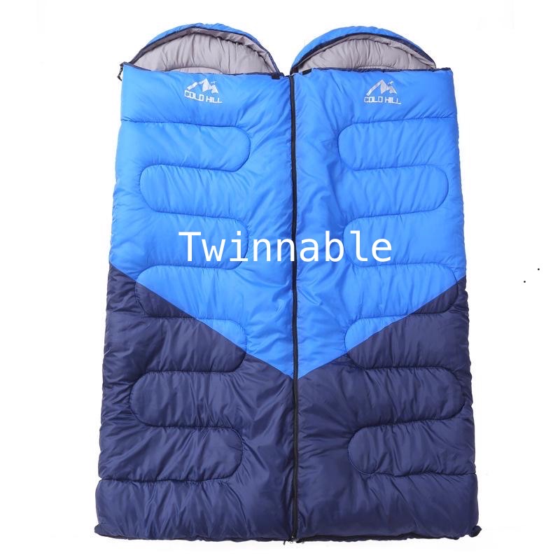 +10°C Envelope-Shaped Down Camping Sleeping Bag