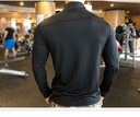 Long-Sleeved Mens Quick-Dry Tshirt With Front Zipper