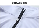 Long-Sleeved Mens Quick-Dry Tshirt With Front Zipper