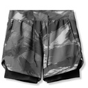 Mens 2 in 1 Quick-Drying Breathable Shorts with Tights