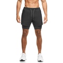 Mens 2 in 1 Quick-Drying Breathable Shorts with Tights