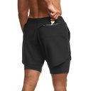Mens 2 in 1 Quick-Drying Breathable Shorts with Tights