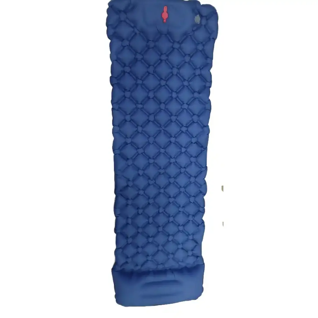 Ultralight Compact Inflatable Camping Sleeping Mat With Foot Pump