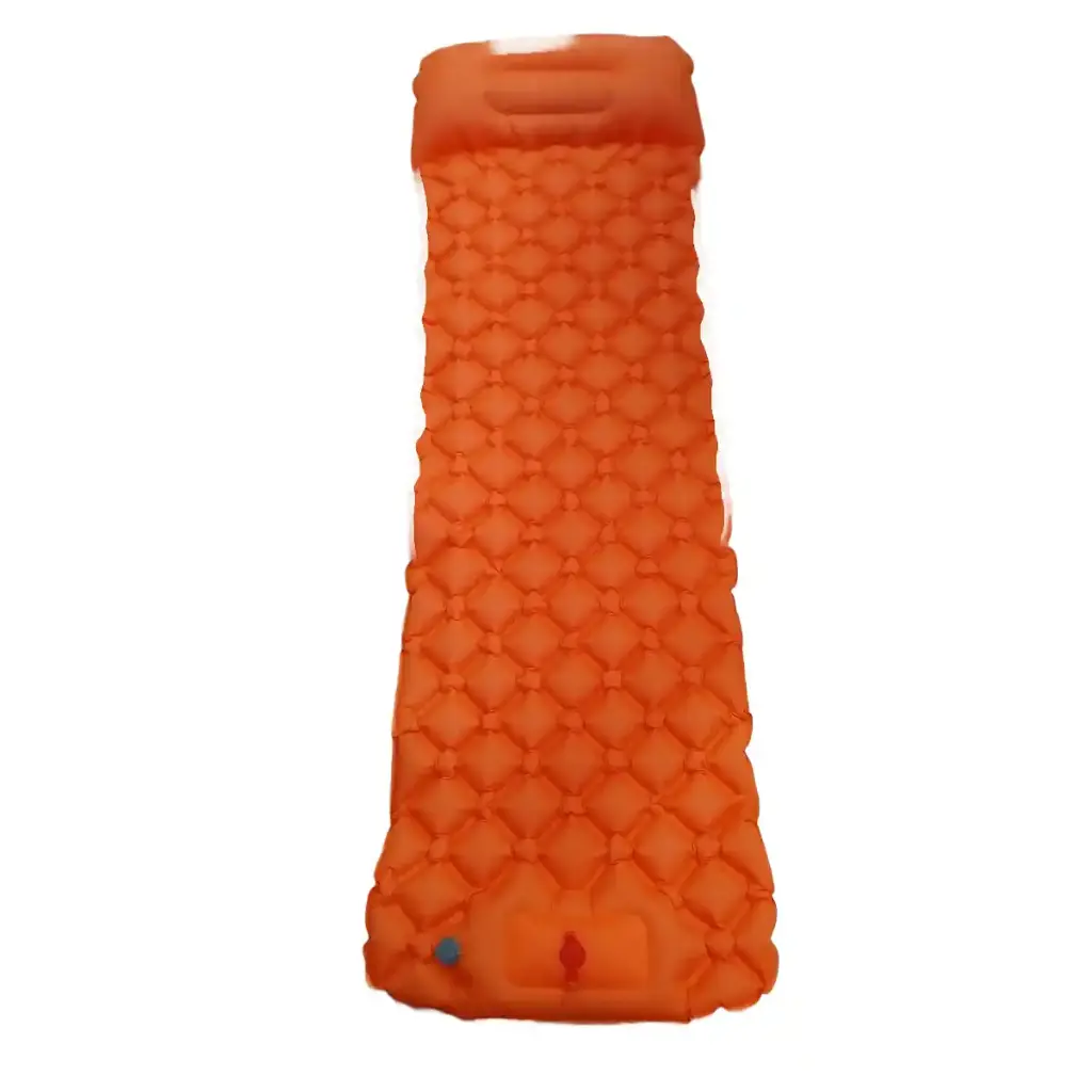 Ultralight Compact Inflatable Camping Sleeping Mat With Foot Pump