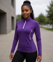 Womens Long-Sleeved Quick-Dry Breathable Tshirt