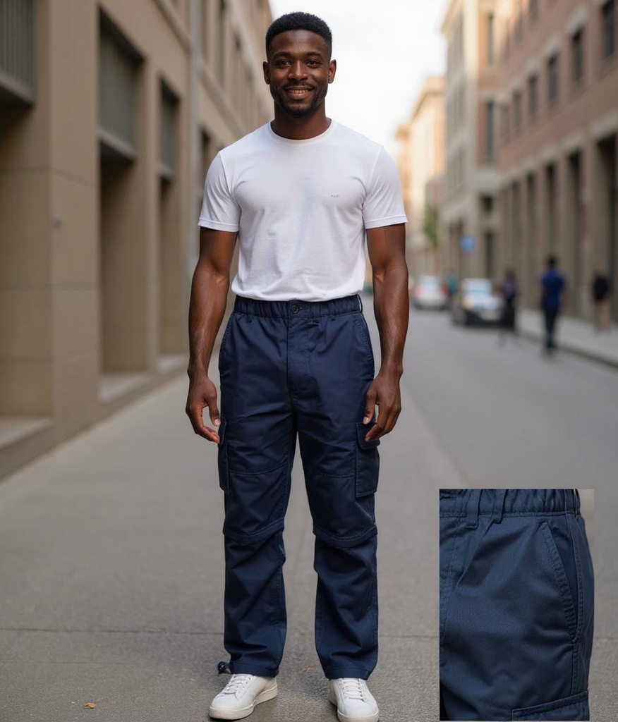 Mens Quick-Dry Cargo Pants With Detachable Legs