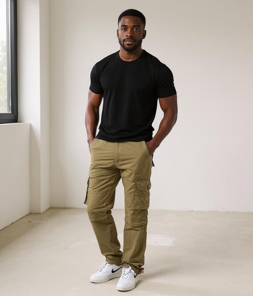 Mens Quick-Dry Cargo Pants With Detachable Legs