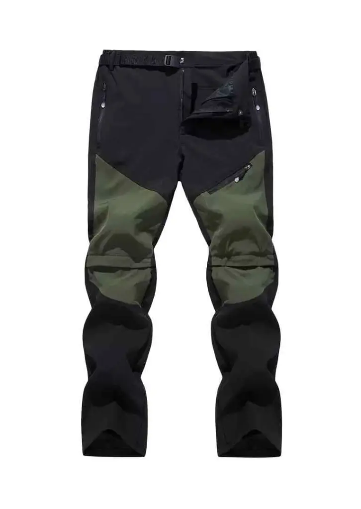 Ultralight Quick-Dry Zipper Cargo Pants - Army Green.webp