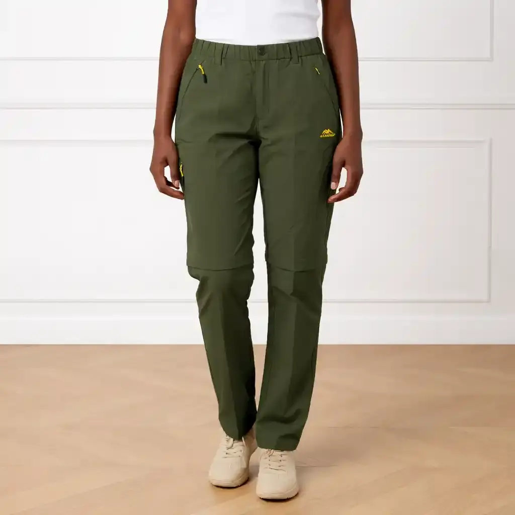 Outdoor Womens Cargo Pants army green.webp