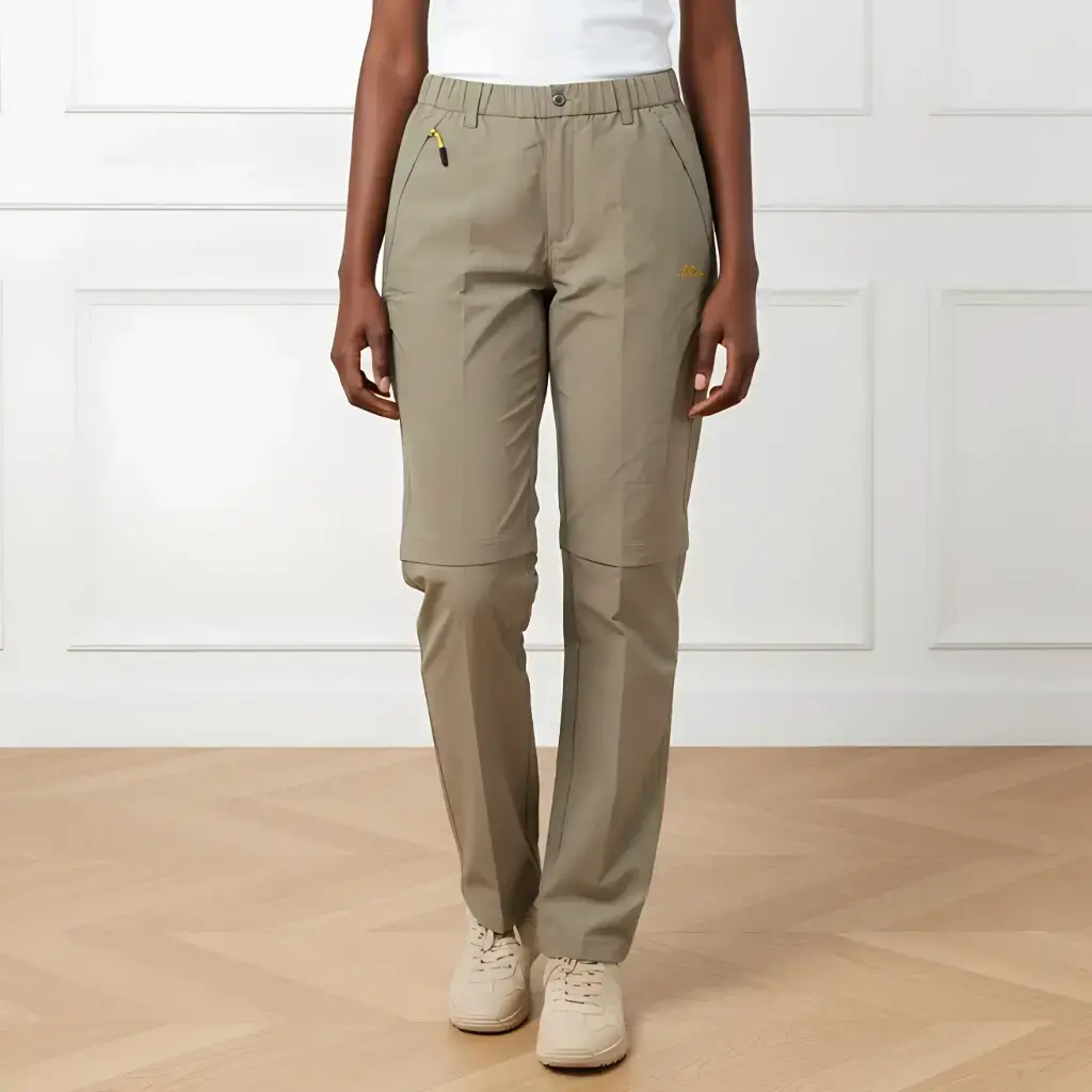 [HKP-CRG-WMNS-OTD-AGRN-L] Outdoor Womens Quick-Dry Cargo Pants (Army Green, L).webp