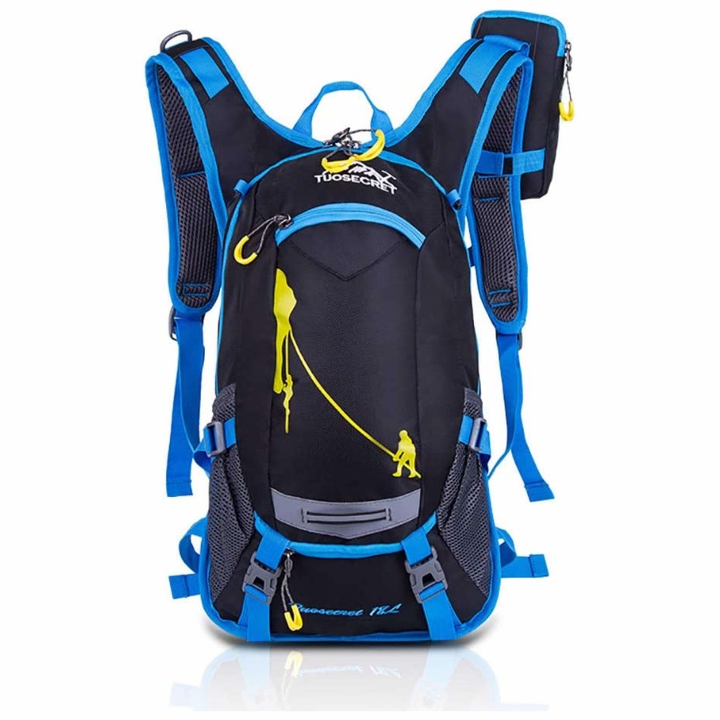 Tuosecret 18L Hiking Bag With Raincover and Pipe Outlet