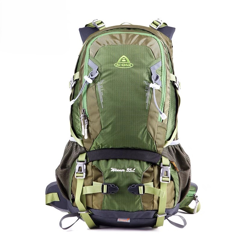35L AI ONE Ergonomic Hiking Bag Backpack With Raincover And Pipe Outlet