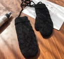 Custom-Knit Unisex Fleece Mittens