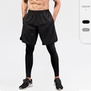 Mens Sports Shorts With Long Tights