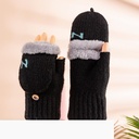 Knitted Fleece Mittens