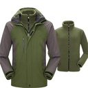 Unisex 3 in 1 Jacket With Detachable Fleece Jacket