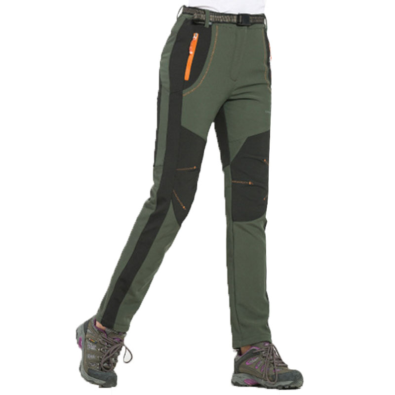 Womens Fleece-Lined Windproof Pants