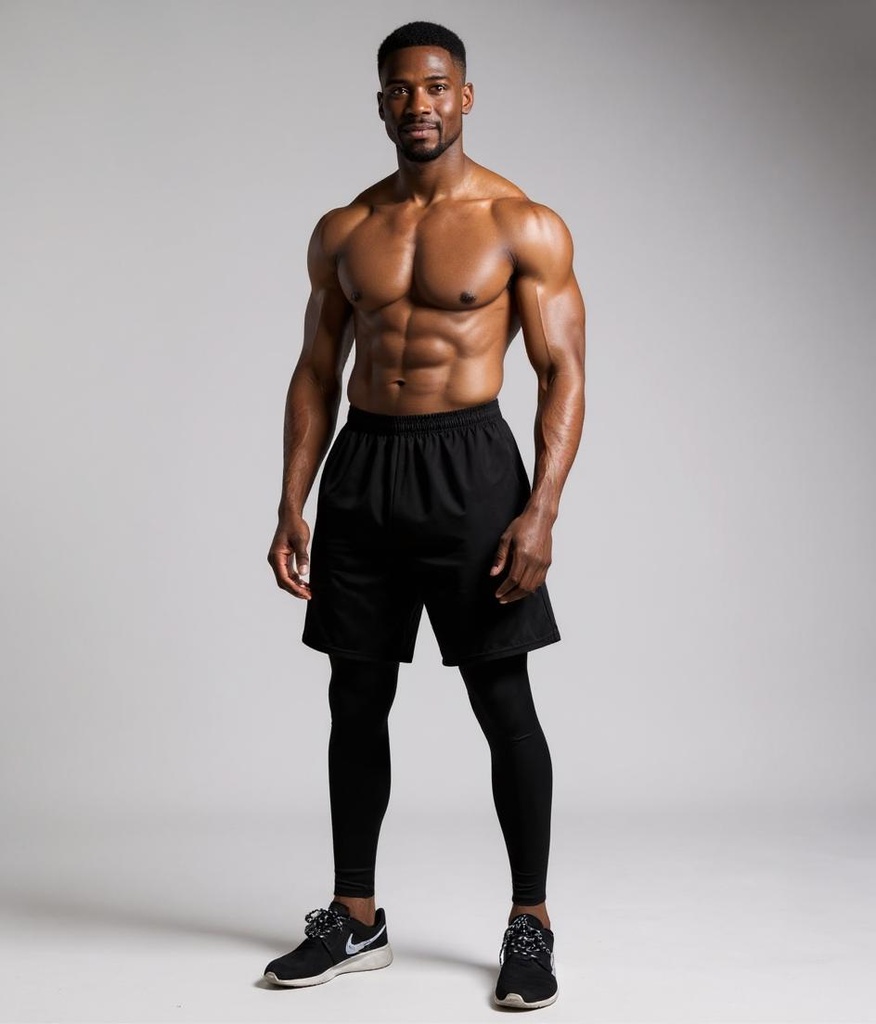 Mens Sports Shorts With Long Tights