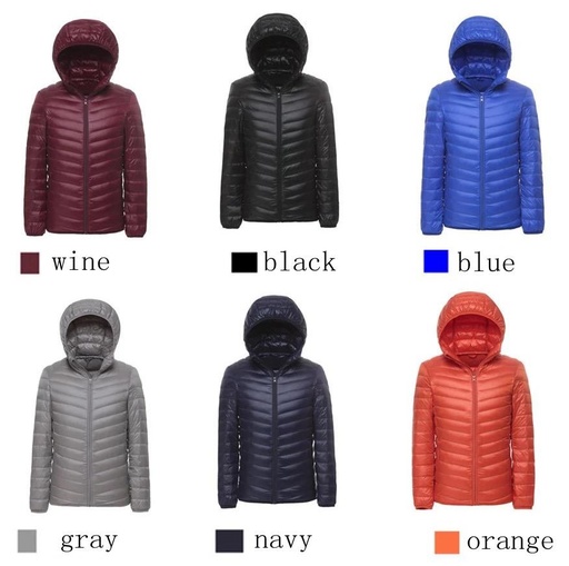 Unisex Windproof Down Jacket Ultralight Puffer Jacket