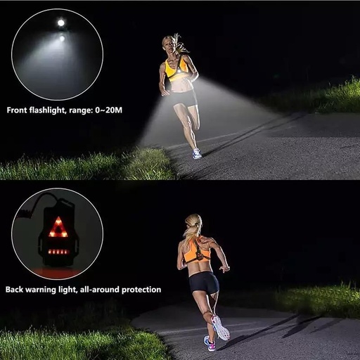 [LGHTS-CHSTLMP-01] Lightweight Chest Lamp For Running, Jogging, Hiking, Cycling