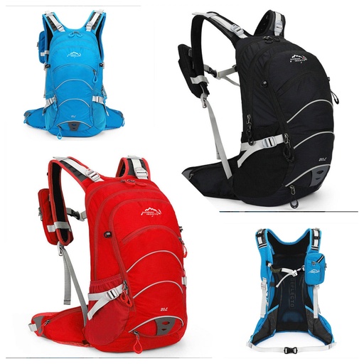 20L Outdoor Local Lion Ergonomic Hiking Bag With Pipe Outlet