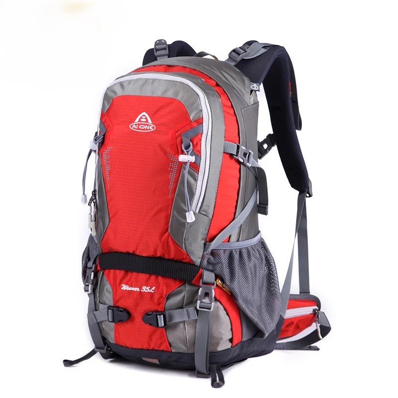 35L AI ONE Ergonomic Hiking Bag Backpack With Raincover And Pipe Outlet